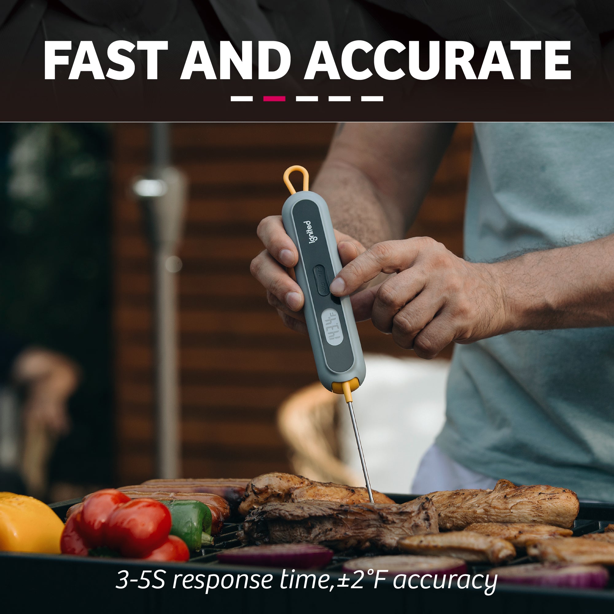 ELEGIANT Meat Thermometer Kitchen Cooking Thermometer Food